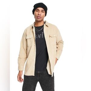 Levi’s Classic Worker Corduroy Button Down Shirt Relaxed Fit Over Shirt